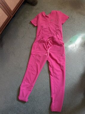 Figs Scrubs F’ing Pink